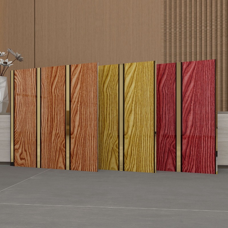 Luxury Wood Grain Wall Panels  - Pvc Panel Background review and price