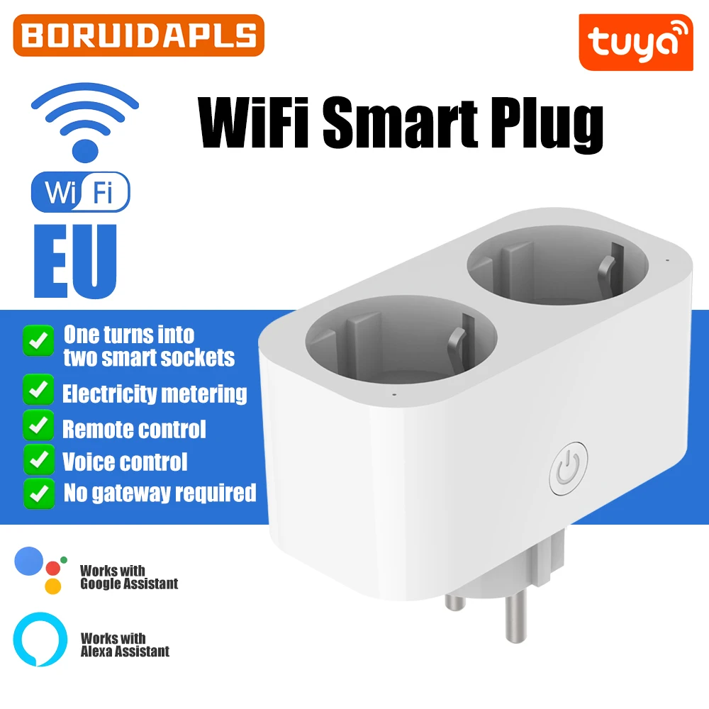 BORUIDAPLS WiFi Smart socket E - Timer Dual Outlet review and price