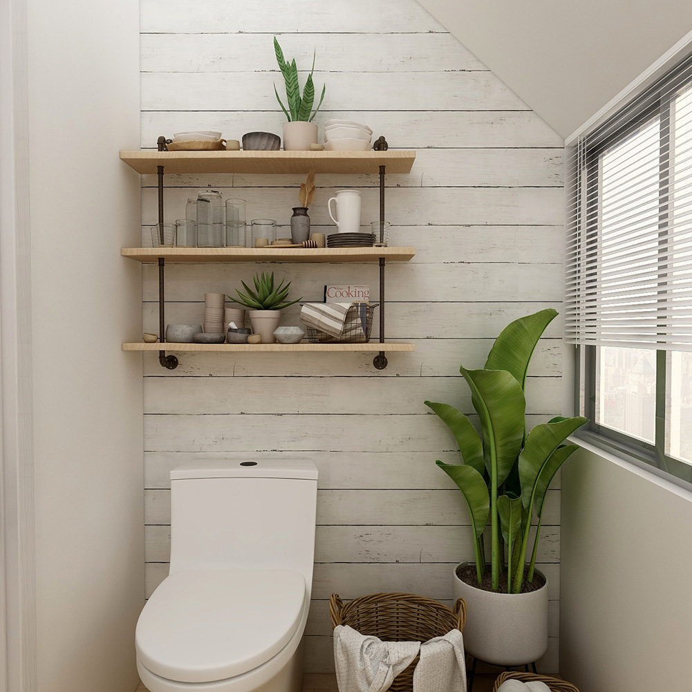 Retro Style White Wood Grain M - Pvc Panel Background review and price