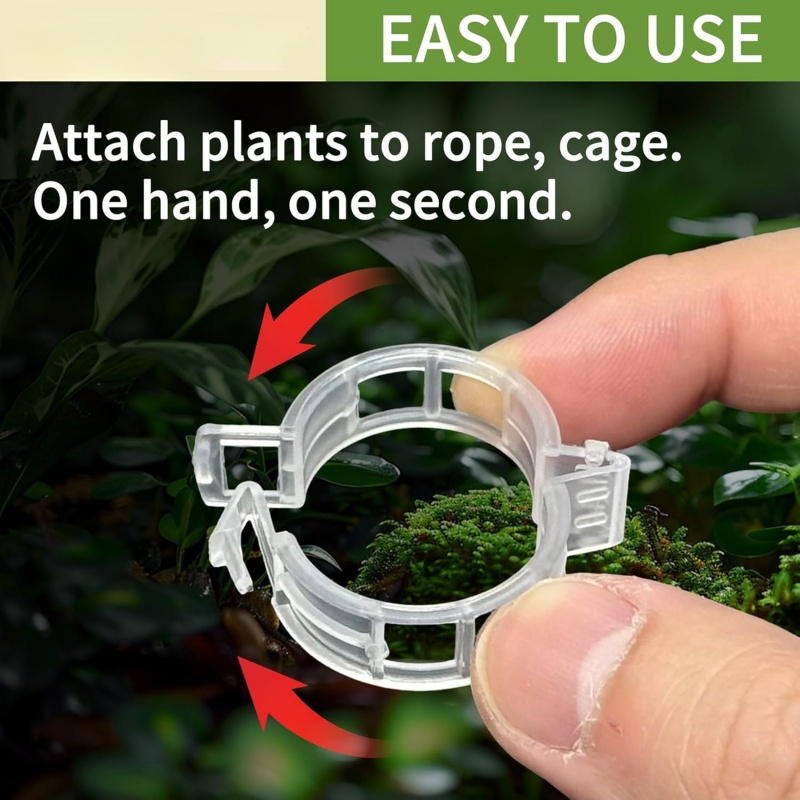 500Pcs Plastic Plant Support C - Vine Climbing Plastic review and price