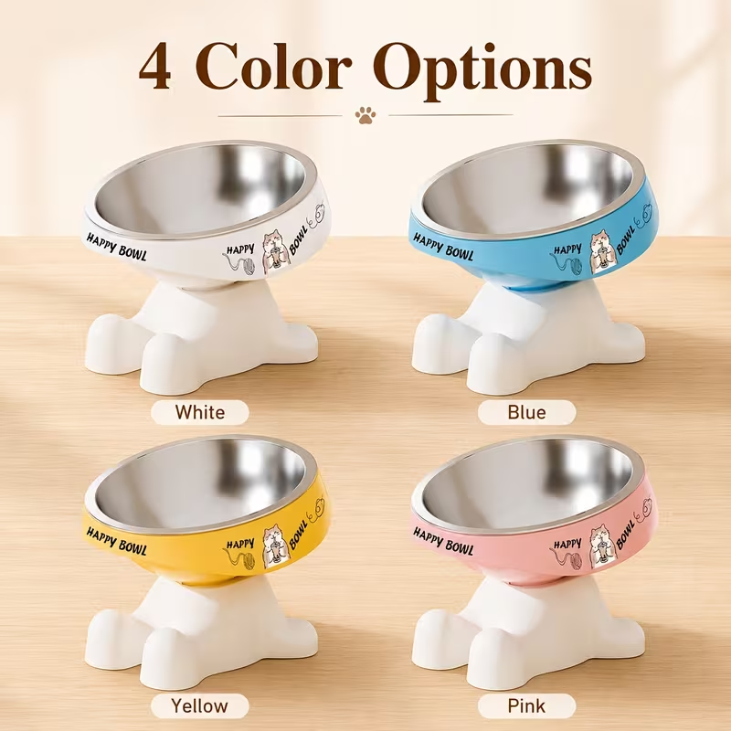 Cute Elevated Pet Bowl, Raised - Royal Canin Food Medium review and price