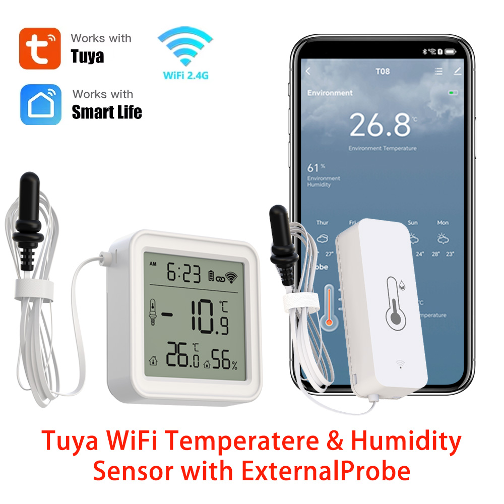 Tuya WiFi Temperature Humidity - Digital Hygrometer Probe review and price